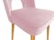 Chaises de Salon Shell Rose par Lesniewski pour Slupskie Fabryki Mebli, 1960s, Set de 6 3