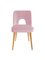 Baby Pink Shell Dining Chairs by Lesniewski for Slupskie Fabryki Mebli, 1960s, Set of 6 5