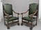 Vintage Carolean Style Carved Armchairs, 1920s, Set of 2 13