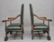 Vintage Carolean Style Carved Armchairs, 1920s, Set of 2, Image 9