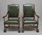 Vintage Carolean Style Carved Armchairs, 1920s, Set of 2 12