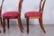 Antike englische Esszimmerstühle aus Mahagoni & Nussholz, 1800er, 4er Set 6