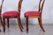 Antique English Mahogany and Walnut Dining Chairs, 1800s, Set of 4, Image 6