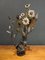Black Welded Metal Flower Sculpture 5