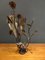 Black Welded Metal Flower Sculpture 8