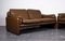 Brown Leather DS 61 2-Seat Sofa from de Sede, 1960s 4