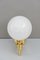 Large Antique Jugendstil Wall Light in Opal Glass, Image 3