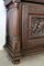 18th Century French Renaissance Carved Oak Vitrine Bookcase, Image 4
