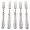 Forchette antiche d argento 830, set di 5, Immagine 1