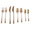 Lunch Service in Brass from Gense, Sweden, 1960s, Set of 8, Image 1