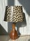 Organic Formed Brown Table Lamp by Gunnar Nylund for Rörstrand, 1950s 1