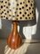 Lámpara de mesa orgánica en marrón de Gunnar Nylund para Rörstrand, años 50, Imagen 2