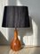 Organic Formed Brown Table Lamp by Gunnar Nylund for Rörstrand, 1950s 3
