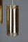 Vintage Small Brass Pendant Lights, Set of 5, Image 2