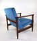 Blue Marine Armchair by Edmund Homa, 1970s 7