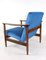 Blue Marine Armchair by Edmund Homa, 1970s 6