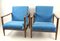 Fauteuil Bleu Marine par Edmund Homa, 1970s 13