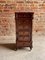 Antique French Walnut and Marble Nightstand, 1890s 11