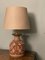 Lámpara de mesa vintage de gres marrón de Bitossi, años 60, Imagen 1