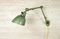 Grüne Deutsche Vintage Wandlampe von Curt Fischer für Midgard / Industriewerke Auma, 1930er 2