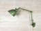 Vintage German Green Sconce by Curt Fischer for Midgard / Industriewerke Auma, 1930s 3