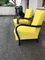 Art Deco Yellow Armchairs, 1920s, Set of 2 2