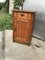 Antique Rustic Pinewood Nightstand, Image 1