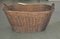 Rustic Wood Basket, 1940s, Image 2