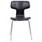 Danish T-Chair or Hammer Chair by Arne Jacobsen for Fritz Hansen, 1960s, Image 1