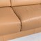 Beige Leather 2-Seat Function Sofa by Volker Laprell for de Sede 3