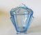 Vintage Czechoslovakian Cookie Jar from Pressed Glass, 1950s, Image 5