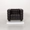 Black Kubus Leather Armchair by Josef Hoffmann for Wittmann 4