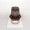 Dark Brown Consul Leather Armchair by Kein Designer for Stressless 9