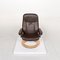 Dark Brown Consul Leather Armchair by Kein Designer for Stressless, Image 9