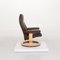 Dark Brown Consul Leather Armchair by Kein Designer for Stressless 10