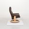 Dark Brown Consul Leather Armchair by Kein Designer for Stressless, Image 10