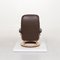 Dark Brown Consul Leather Armchair by Kein Designer for Stressless 11