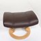 Dark Brown Consul Leather Armchair by Kein Designer for Stressless, Image 15
