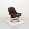 Dark Brown Consul Leather Armchair by Kein Designer for Stressless 8