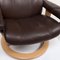 Dark Brown Consul Leather Armchair by Kein Designer for Stressless 3