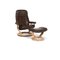 Dark Brown Consul Leather Armchair by Kein Designer for Stressless 1