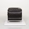 Black LC 2 Leather Armchair by Le Corbusier for Cassina 10