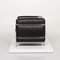 Black LC 2 Leather Armchair by Le Corbusier for Cassina, Immagine 10