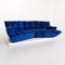 Blue Cloud 7 Velvet Fabric Corner Sofa by Bretz Brothers for Bretz 6