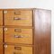 Oak Apothecary Multi-Drawer Chest of Drawers, France, 1950s 8
