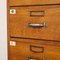 Oak Apothecary Multi-Drawer Chest of Drawers, France, 1950s 5