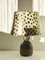 Lampada da tavolo in ceramica marrone di Henry Brandi, anni '60, Immagine 1