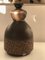 Lampada da tavolo in ceramica marrone di Henry Brandi, anni '60, Immagine 3