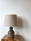 Lampada da tavolo in ceramica marrone di Henry Brandi, anni '60, Immagine 2