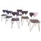 Mikado 1800 Chairs by Walter Leeman for Kusch+Co, 1979, Set of 7 1